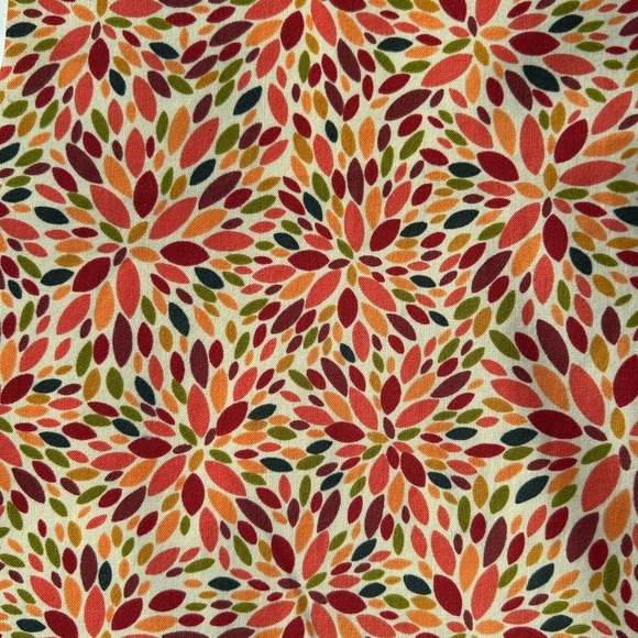 A Line skirt. Lined. Colorful fabric. Made in Colorado. Size Medium - Picture 3 of 7